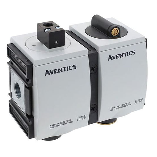 Aventics R412007276, Befülleinheit, pneumatisch betätigt, AS3-SSU-G038-PNE