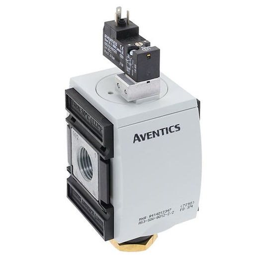 Aventics R414012347, 2/2-Wegeventil, elektrisch betätigt, Serie AS3-SOV
