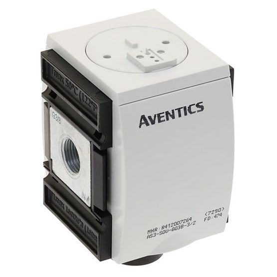 Aventics R412007264, 3/2-Wegeventil, elektrisch betätigt, AS3-SOV-G038-PVN
