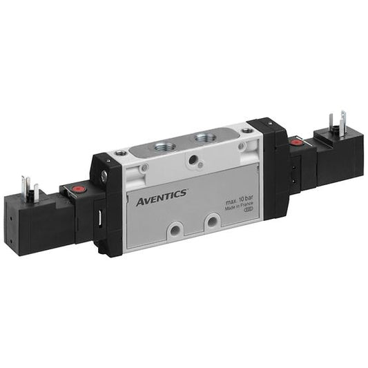 Aventics R422101216, 5/2-Wegeventil, TC08-5/2XX-DO-012DC-I-FORM_C-N