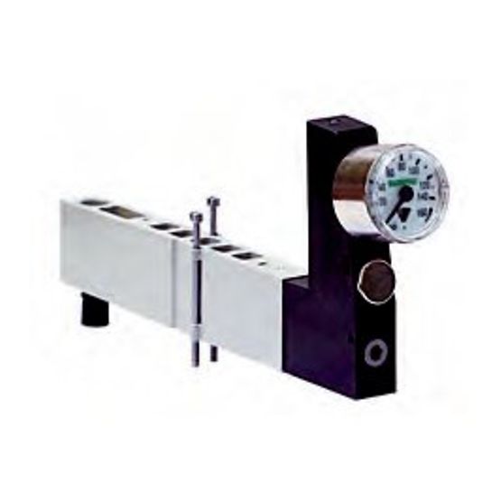 Aventics R501ARS52JA0010, Durchgangsplatte Druckregler, Serie 501