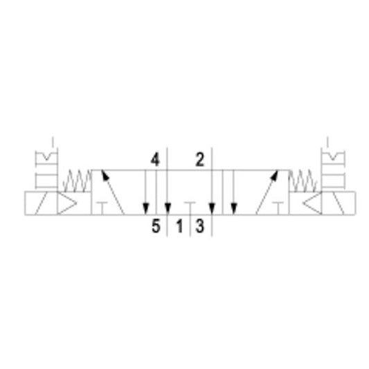 Aventics R432030340, 5/3-Wegeventil, Serie CERAM, Größe 4