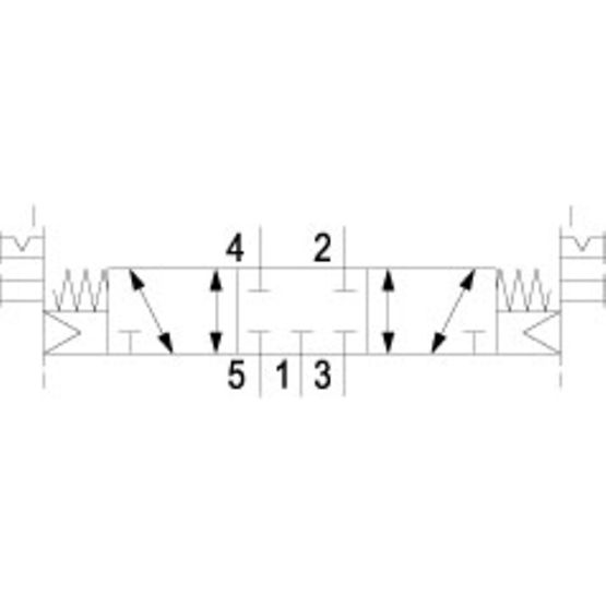 Aventics R432002451, 5/3-Wegeventil, Serie CERAM, Größe 3