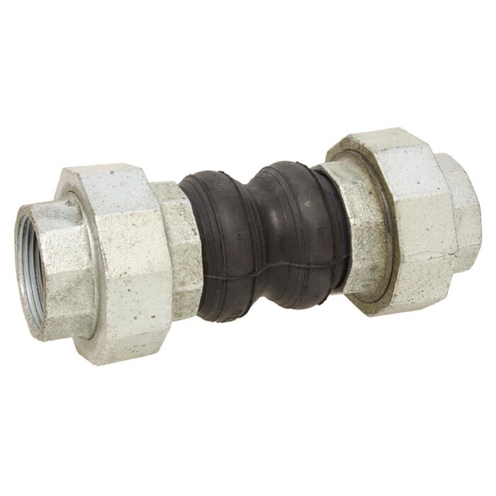 END Armaturen KP340028, Kompensator 2" Innengewinde, PN16, EPDM Edelstahl 1.4301,