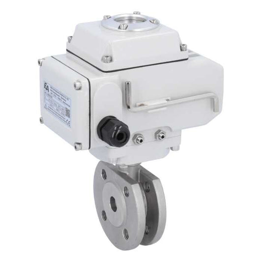 END Armaturen MK311702-LE052100, Kugelhahn-MK, DN15, mit Antrieb-LE05 Ed. 1.4408/PTFE-FKM-Grafit, 24V DC, Laufzeit 20s.