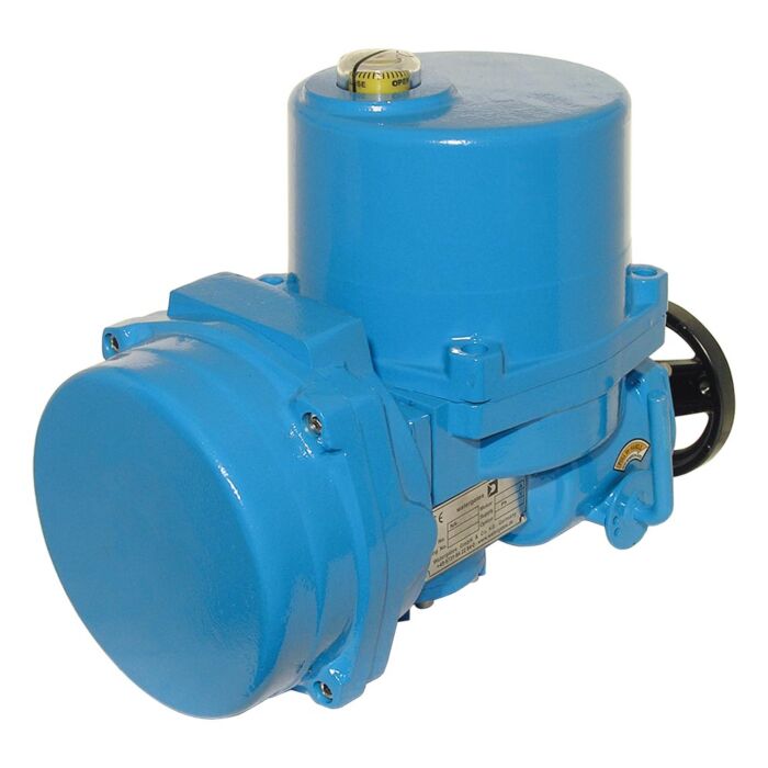 END Armaturen NE384100/PCU, Elektr. Schwenkantrieb, 380Nm, 230VAC, PCU NE38, Laufzeit 24 sek., Vierkant 22mm