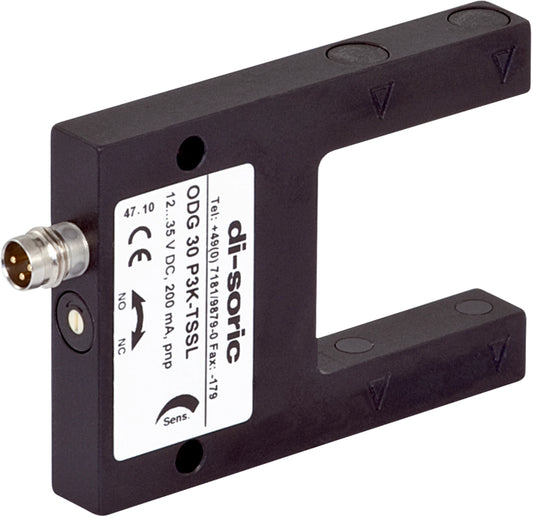 DI-Soric ODG 30 P3K-TSSL Fork light barrier in special design