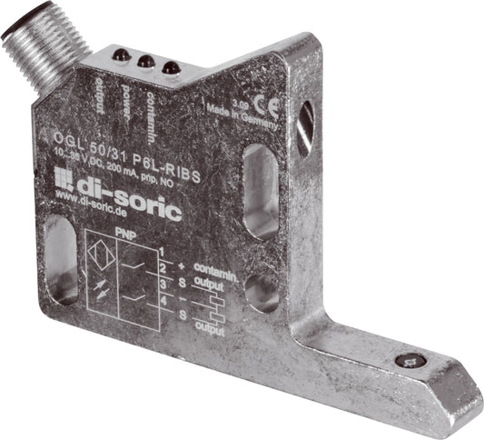 DI-Soric OGL 50/31 P6L-RIBS Angled light barrier OGLP Power