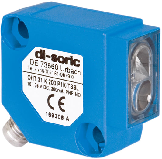 DI-Soric OHT 31 K 200 P1K-TSSL Retroreflective diffuse sensor with background suppression O-30