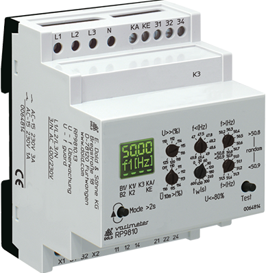 Dold RP9810.13/101 3/N AC400/230V <30KVA, Monitoring relay, frequency, sku: 0065108
