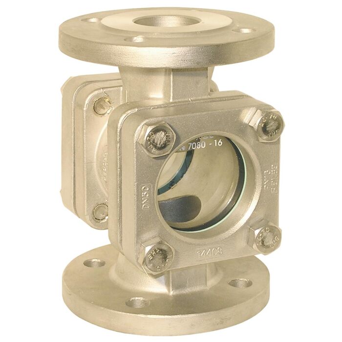 END Armaturen SG300010, Schauglas DN100, Edelstahl 1.4408, PN16 Deckelscheibe: Natronkalkglas DIN8902