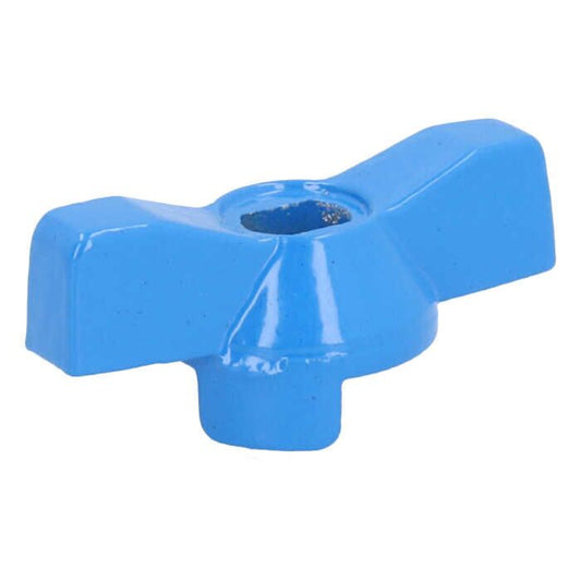 END Armaturen TBF06102, Flügelgriff TB-blau 1/2"+3/4"
