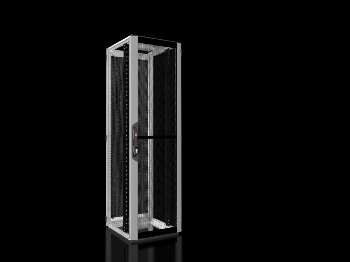 Rittal VX 5329.111, Network/server rack VX IT with vented doors, with 482.6 mm (19") mounting angles, standard