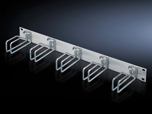 Rittal DK 7257.035, Cable management panel with steel rings