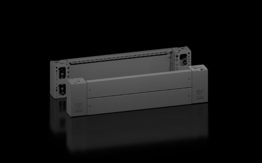 Rittal VX 8660.023, Base/plinth corner pieces with base/plinth trim panels, front and rear for base/plinth system VX, sheet steel