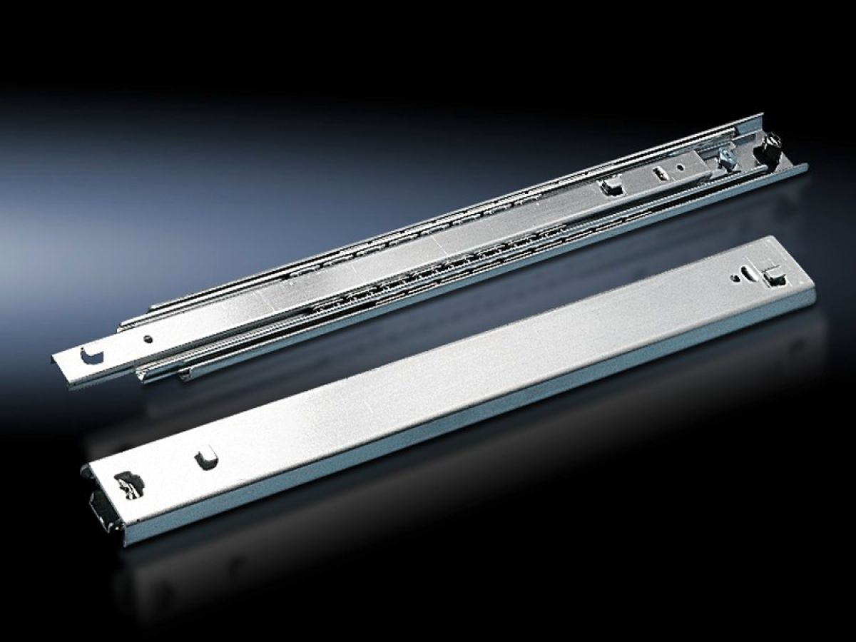Rittal DK 7161.700, Telescopic slides for component shelves, for mounting on the VX enclosure frame and for upgrading existing VX and TS applications