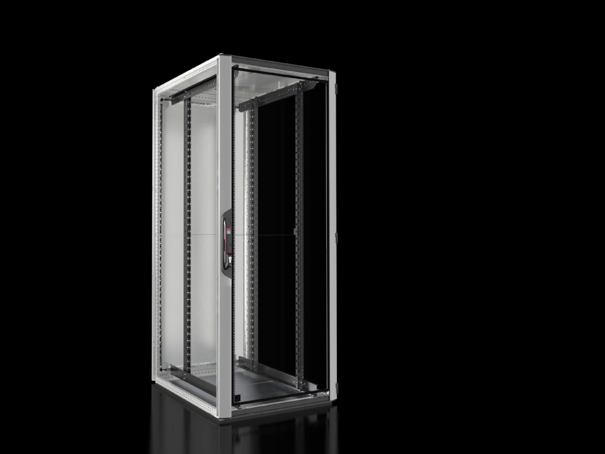 Rittal VX 5309.136, Network/server rack VX IT with glazed door, IP 55, with 482.6 mm (19") mounting angles, standard