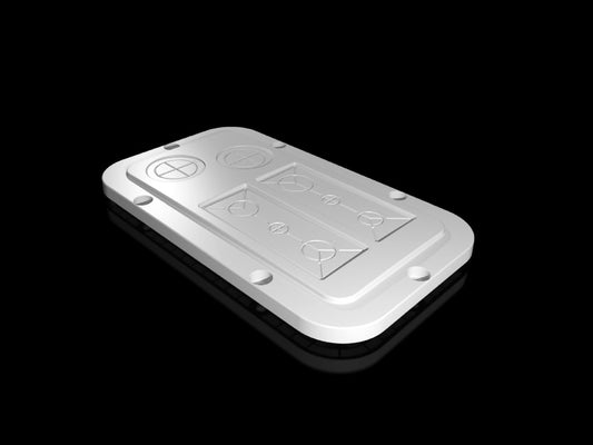 Rittal SZ 2561.200, Plastic gland plate, modular with metric knockouts, for AX