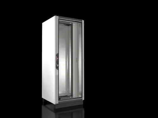 Rittal VX 5307.157, VX IT Network/Server Cabinet with Viewing Door, Pre-assembled, with 19" Swing Frame