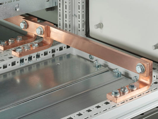 Rittal SV 9661.080, Busbars E-Cu with integral holes