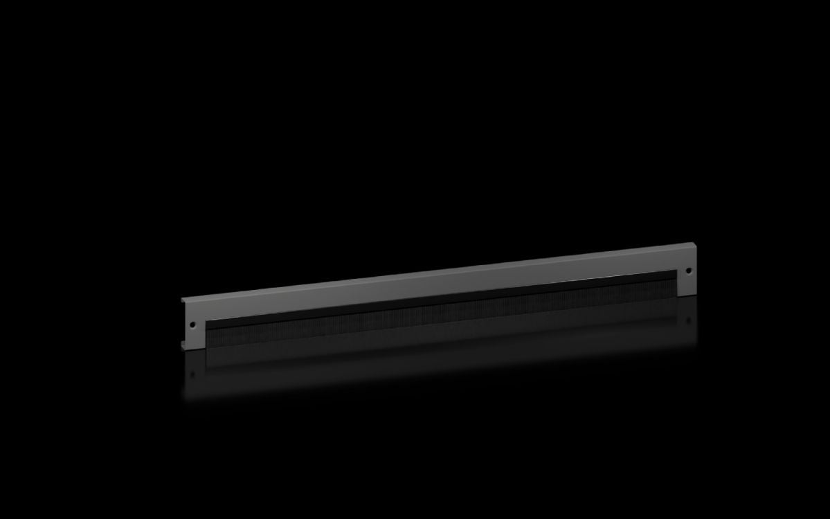 Rittal VX 8660.095 Sockel-Blende mit Bürstenleiste für Sockel-System VX, Stahlblech