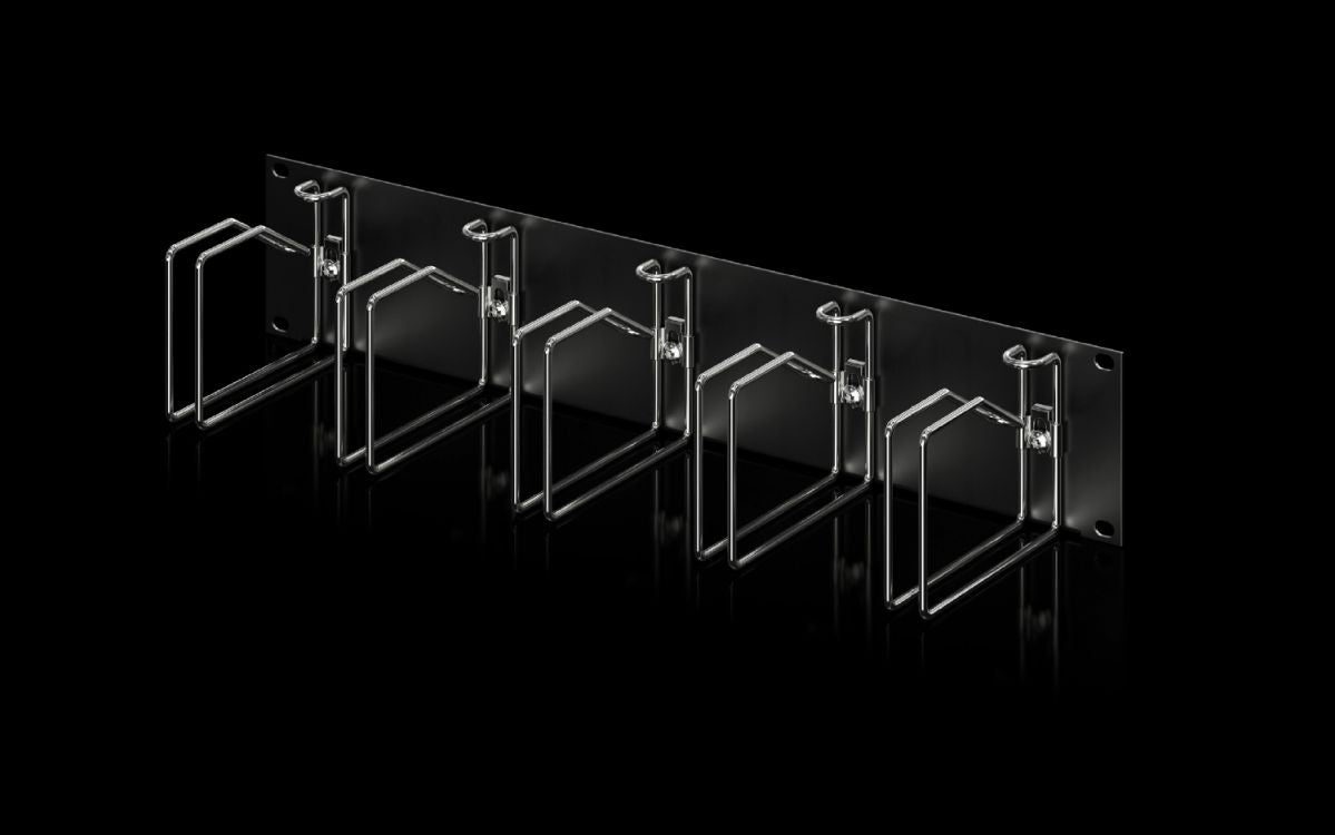 Rittal DK 7257.105, Cable management panel with steel rings