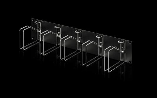 Rittal DK 7257.105, Cable management panel with steel rings