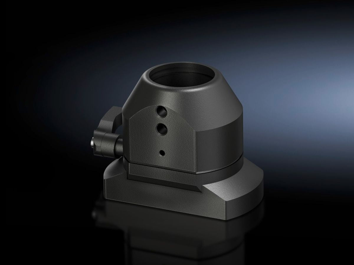 Rittal CP 6501.130, Coupling CP 40, steel for support arm connection 120 x 65 mm