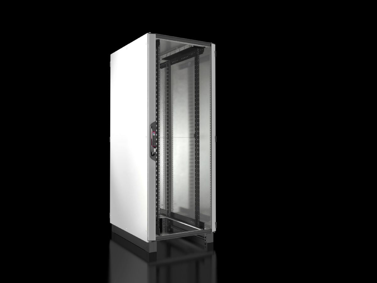 Rittal VX 5309.156, Network/server rack VX IT with glazed door, pre-configured, with 482.6 mm (19") mounting angles, standard