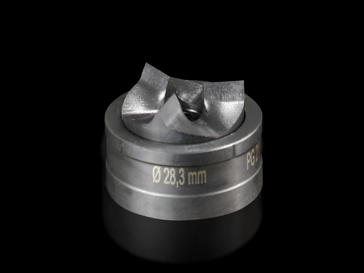 Rittal AS 4055.528 Spalt-Blechlocher rund für Stahlblech, mit 3-fach Teilung