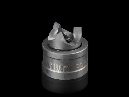 Rittal AS 4055.518 Spalt-Blechlocher rund für Stahlblech, mit 3-fach Teilung