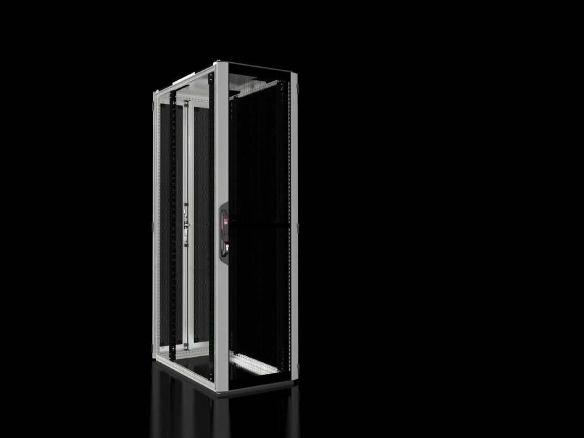Rittal VX 5308.113 Netzwerk-/Serverschrank VX IT mit belüfteten Türen, mit 19"-Profilschienen standard