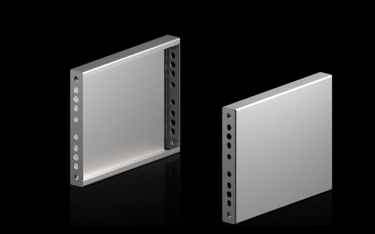 Rittal VX 8660.080 Sockel-Blenden, seitlich für Sockel-System VX, Edelstahl neue Ausführung