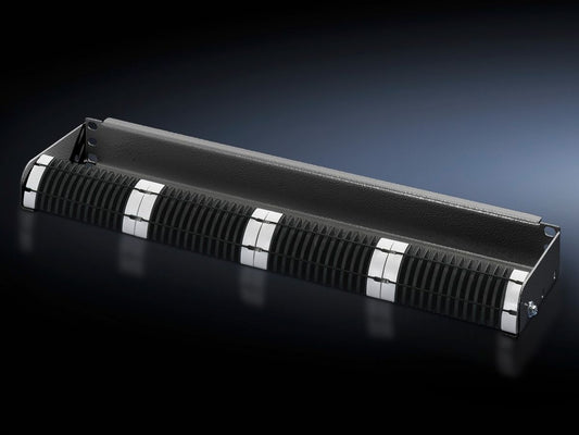 Rittal DK 5302.203, Fibre-optic cable management panel, 1 U 482.6 mm (19")