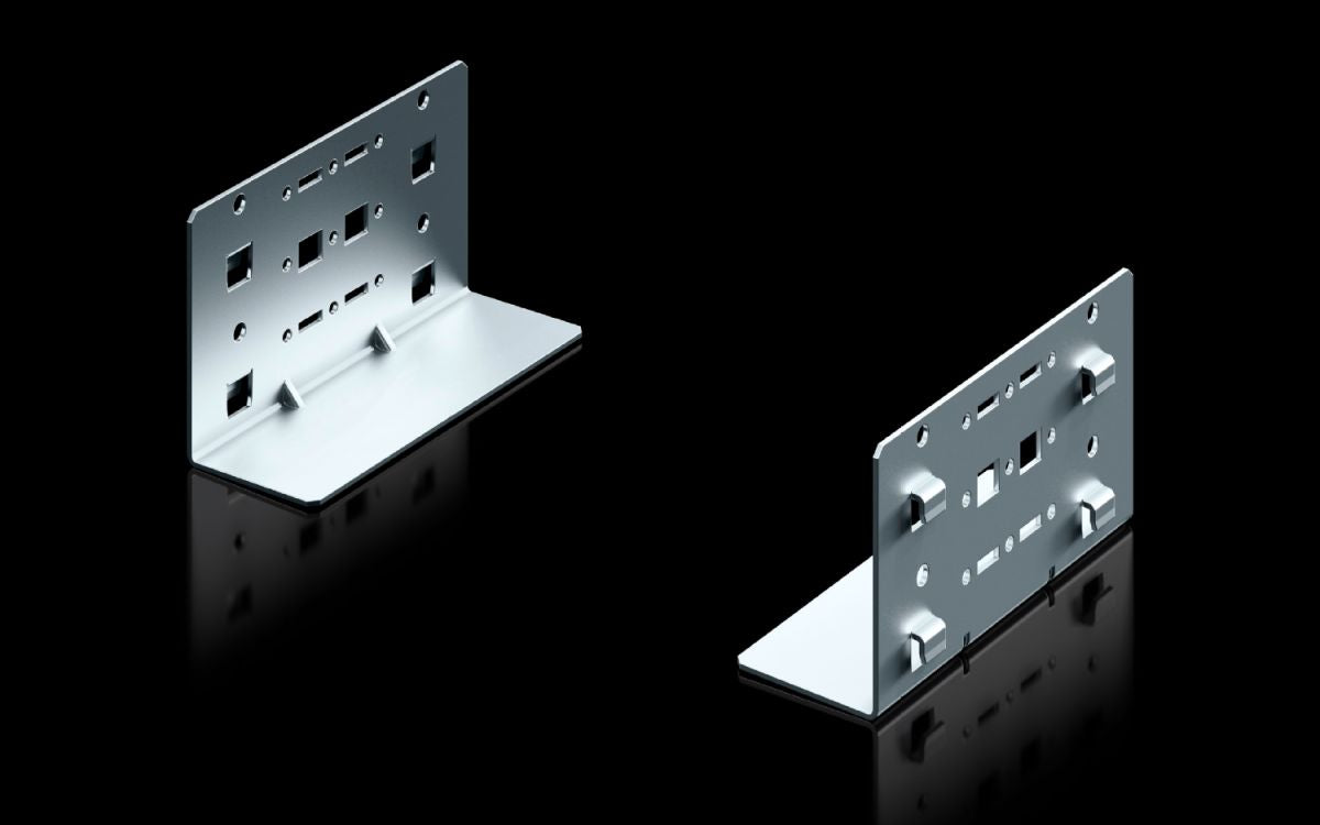 Rittal DK 5501.400, Slide rail, 2 U, static installation for VX IT