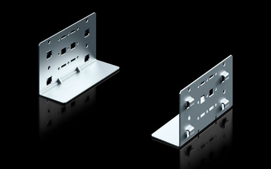 Rittal DK 5501.400, Slide rail, 2 U, static installation for VX IT