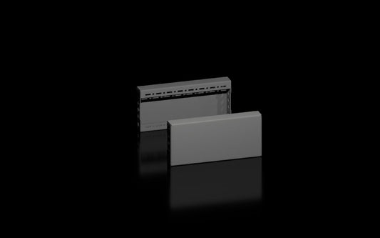 Rittal VX 8660.031, Base/plinth trim panels, side for base/plinth system VX, sheet steel