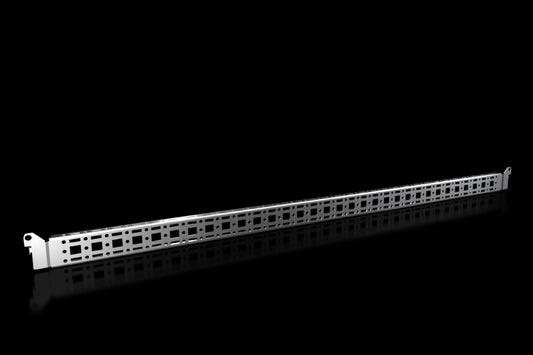 Rittal VX 8619.750, Punched section with mounting flange, 14 x 39 mm for VX, VX SE, PC, IW, AX