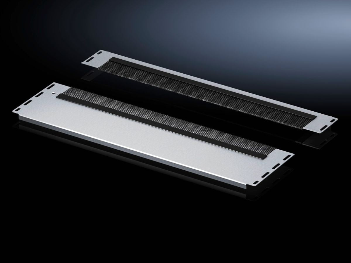 Rittal VX 5301.335, Gland plate module, multi-piece, with brush strip, super-airtight for VX IT