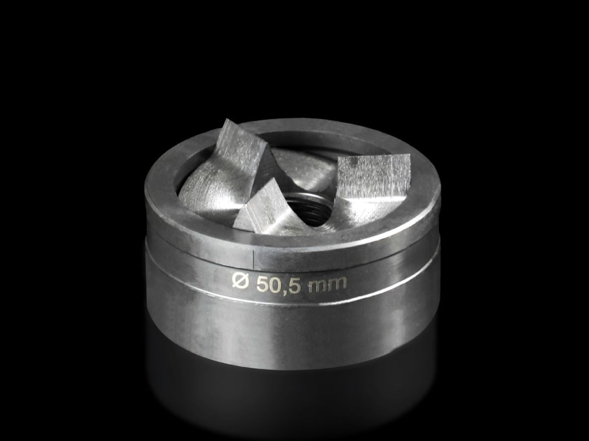 Rittal AS 4055.550 Spalt-Blechlocher rund für Stahlblech, mit 3-fach Teilung