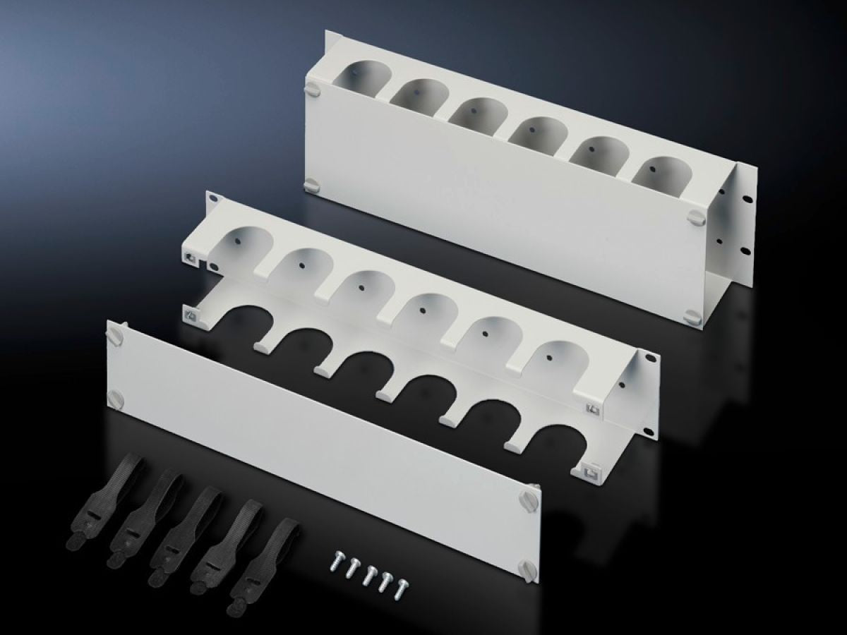 Rittal DK 7158.100, Cable management duct, horizontal 482.6 mm (19")