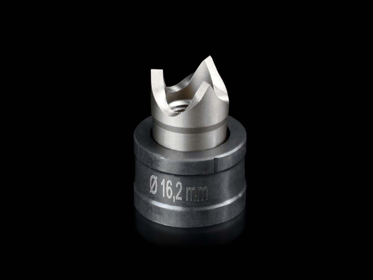 Rittal AS 4055.116 Spalt-Blechlocher rund für Edelstahl, mit 3-fach Teilung