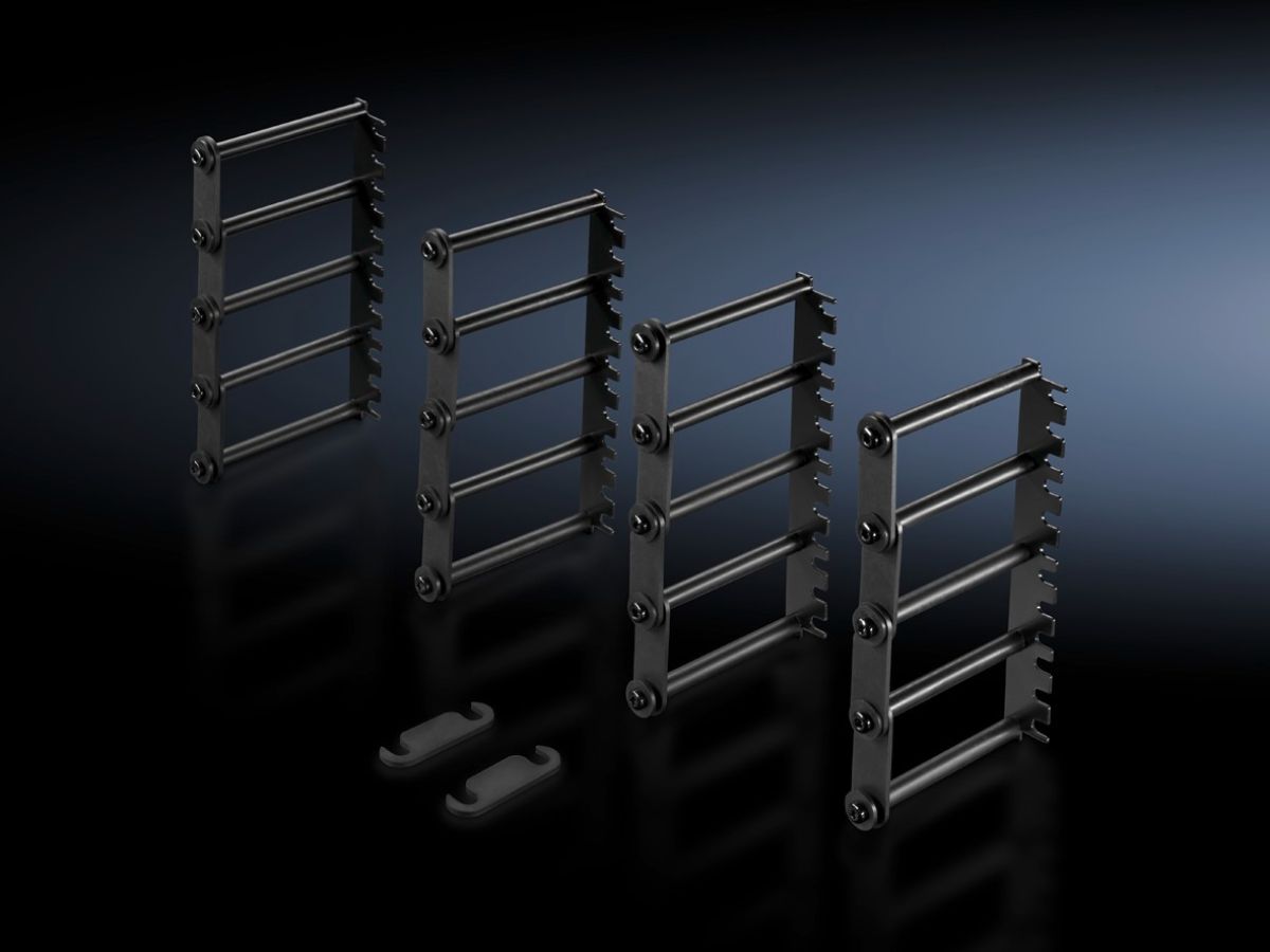 Rittal DK 7111.224, Cable routing bars, 482.6 mm (19") attachment