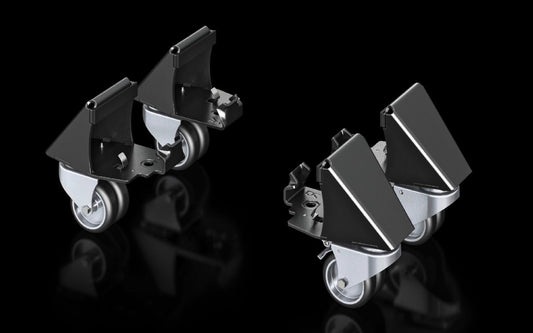 Rittal VX 8660.110, Transport castors for base/plinth system VX, sheet steel