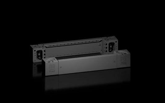 Rittal VX 8660.002, Base/plinth corner pieces with base/plinth trim panels, front and rear for base/plinth system VX, sheet steel