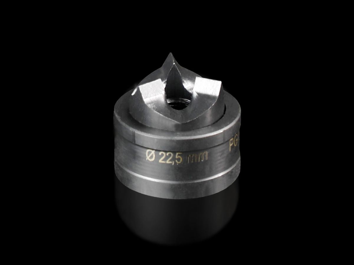 Rittal AS 4055.522 Spalt-Blechlocher rund für Stahlblech, mit 3-fach Teilung