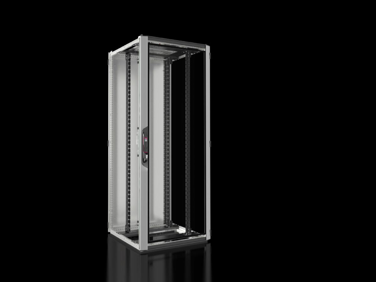 Rittal VX 5307.124, Network/server rack VX IT with glazed door, with 482.6 mm (19") mounting angles, standard