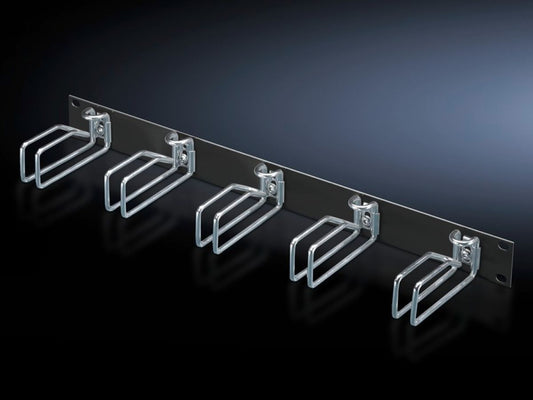 Rittal DK 7257.005, Cable management panel with steel rings