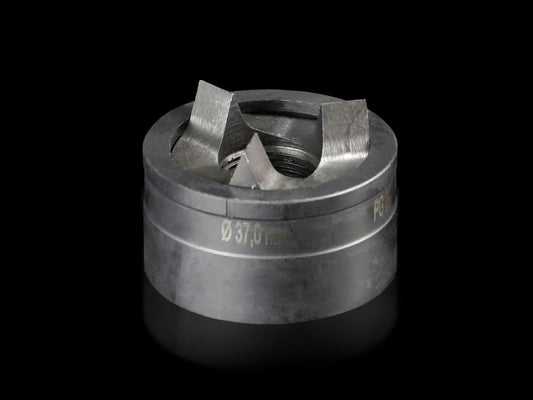 Rittal AS 4055.537 Spalt-Blechlocher rund für Stahlblech, mit 3-fach Teilung