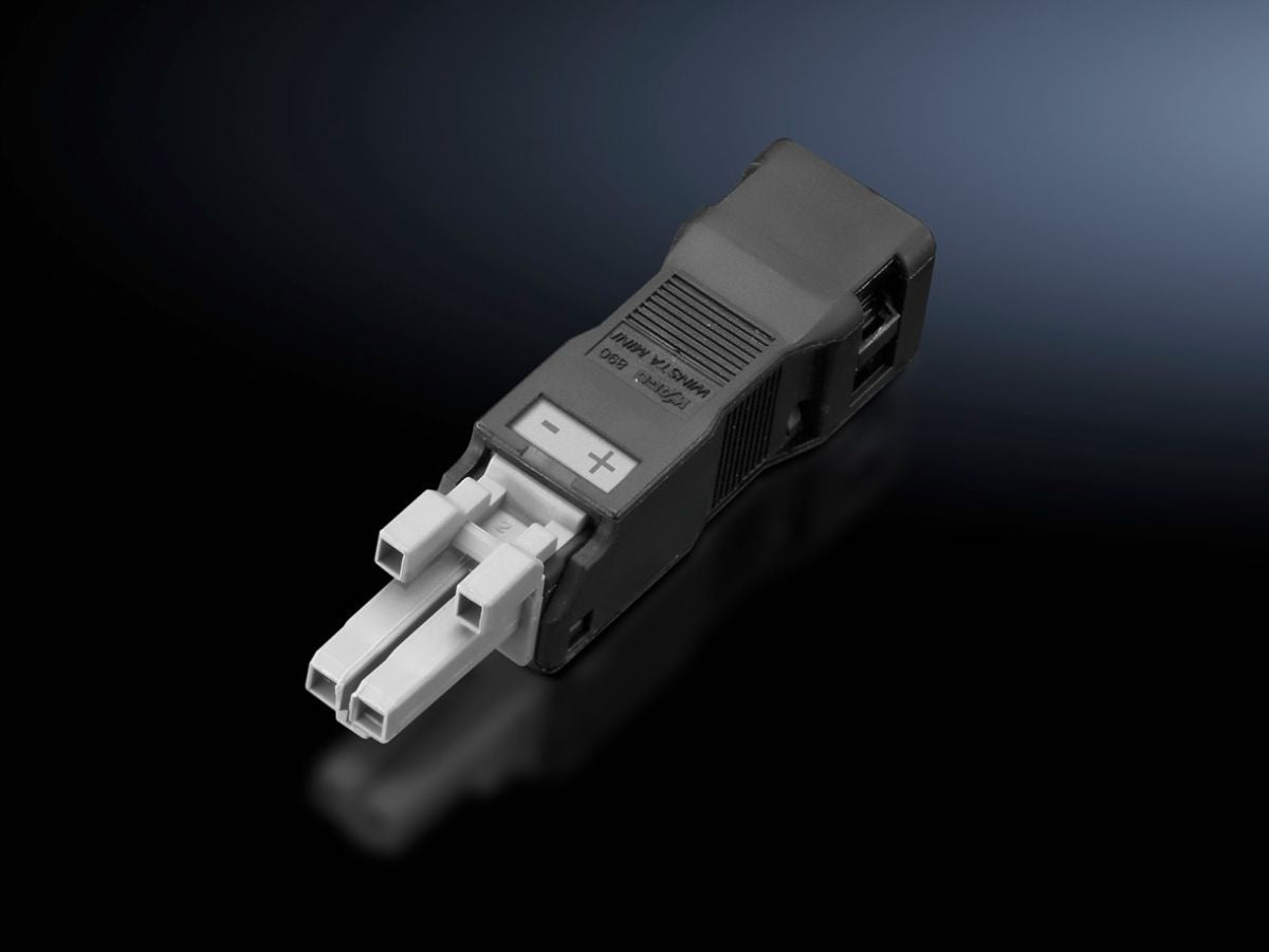 Rittal SZ 2500.610, Connection accessories for self-assembly for LED system light, connector/jack